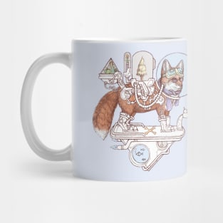 Fox space suits Mug